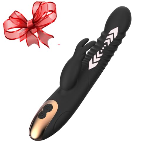 Black Rabbit Ears Pleasure Toy Set 8 Powerful Modes Adult Toys for Women Portable Gifts Fun Realistic Toys Most Pleasure Machine Woman Cheap Men Soft Sensory Accessories Machine Tool