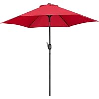 Yaheetech Ombrellone da Giardino Esterno Portatile Inclinabile Parasole Protezione UV