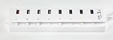 Device Core 8 Port USB 3.0 Hub White (4 3.0 + 3 2.0 + 1 SuperSpeed Charging Port) with Individual LE