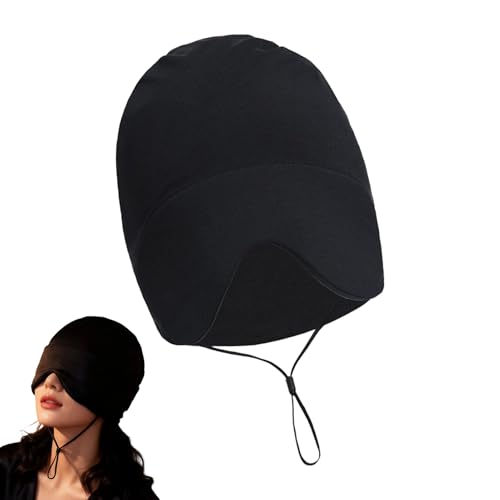 Syengery Bonnet De Nuit - Anti-Dérapant Résistant Au Vent Et Chaud,Couvre-Tête et Yeux pour Le Sommeil | pour Hommes Femmes Seniors Relaxation Méditation Sieste Voyage Dortoir Maison