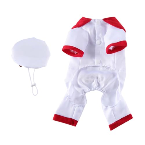 Disfraz creativo para perro NUOBESTY talla S blanco