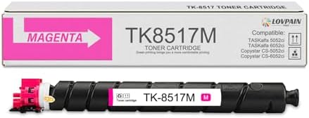 Toner Pros TK-8517 4-Pack Replacement Toner - Compatible With Kyocera TASKalfa 5052ci/5053ci/6052ci/6053ci