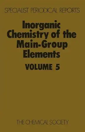 Inorganic Chemistry of the Main-Group Elements: Volume 5-Wow! eBook