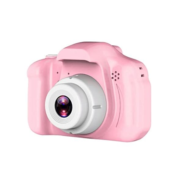 YLWL Digitalkamera für Kinder wiederaufladbare Spielzeugkamera mit TF-Karte Videorecorder rosa – Bild 5