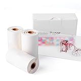 Phomemo Printer Paper M02, Adhesive Transparent Thermal Paper, Printable Film Suitable for M02S/...