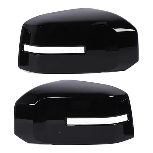 Coques de rétroviseur extérieur Mitsubishi Triton L200 2023-2024 noir brillant paire