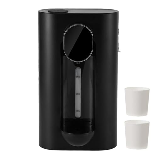 Baristaa - Dispensador eléctrico de licor de montaje en pared, dispensador de bebidas alcohólicas | Máquina de alcohol Baristaa con 2 tazas magnéticas, estación de chupito de bar para vino, whisky y