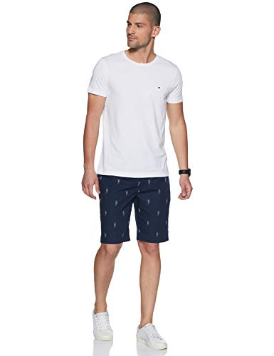 Image of Jockey Men's Regular Fit Cotton Shorts (9005 Navy Print1 Large)