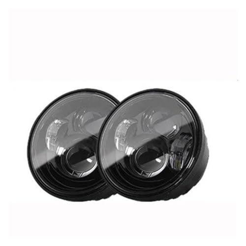 Phare de moto Dyna Fatbob pour les sorties nocturnes en custom FXDF noir H13