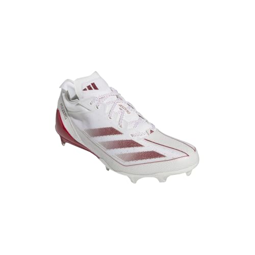 Image of adidas Mens Adizero Electric Football Sneakers Shoes - White
