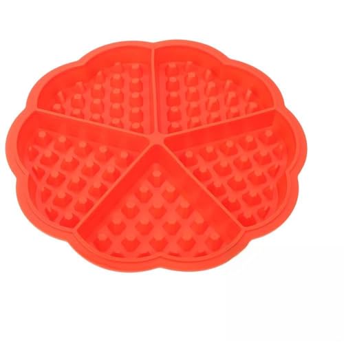 Molde de silicona con forma de corazón de 5 rejillas, herramienta de fabricación para uso doméstico y de cocina, 3 piezas