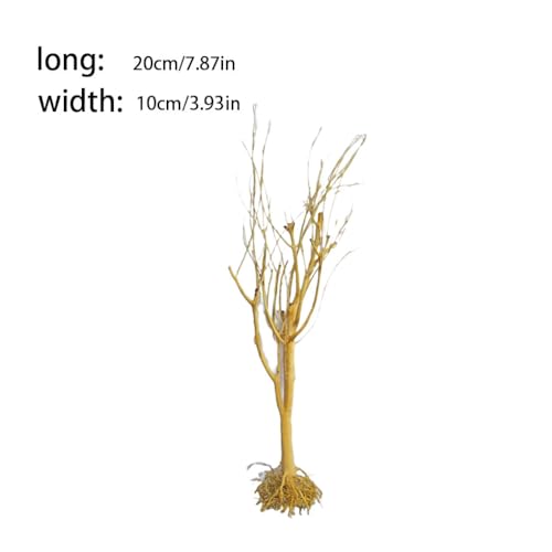 流木水族館水槽トランク小型枯れ木盆栽ライト浮かないお手入れ簡単小型枝水槽テラリウム小型, 小さい