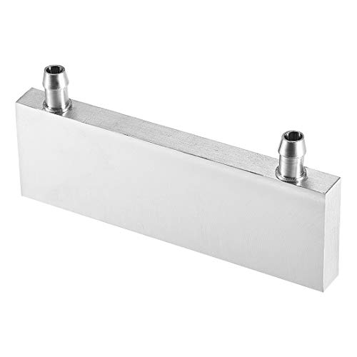 Disipador de calor por agua de aluminio 40x120x12mm con boquilla para radiador
