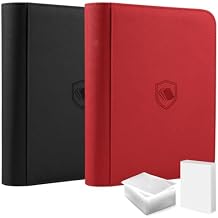 Toploader Binder 2 Pack, Holds 360 Toploaders Each, 108 Toploaders INCLUDED | 9 Pocket, Side Loading, Design for 3" x 4" To