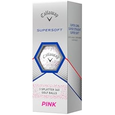 Callaway Golf Supersoft Golf Balls (2023 Version, Pink Splatter)