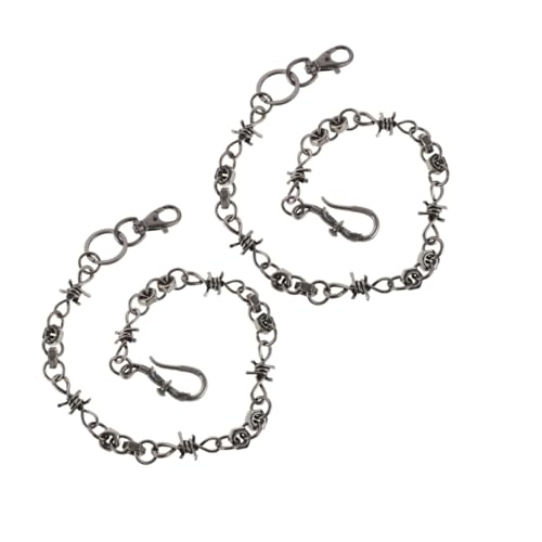Cadena para jeans de metal Holibanna pack de 2 unidades estilo punk rock