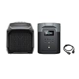EcoFlow WAVE2 ポータブルクーラー スポットエアコン ＋ DELTA 2 Max ポータブル電源 大容量 2,048Whリン酸鉄 長寿命 AC出力2,000W WAVE 2 ポータブルエアコン スポットクーラー 温度調整可能 冷房 暖房 LED液晶画面 風量調整 ノンドレンフリー節電 APP遠隔操作