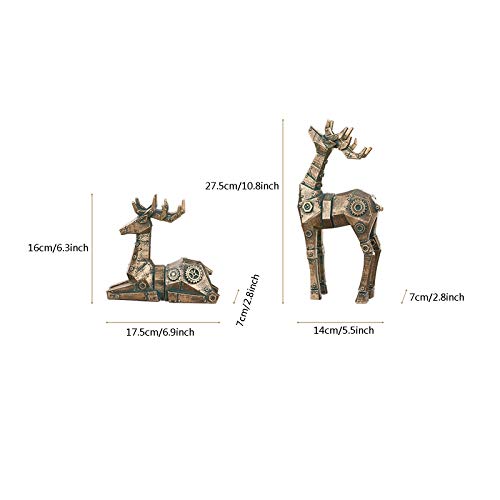 Accessoires pour la maison statue de cerf moderne idée cadeau idéal