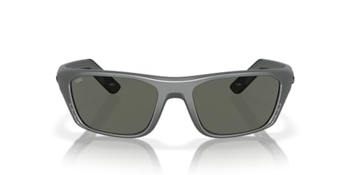 Costa del Mar Whitetip Pro Sunglasses, Matte Grey/Grey 580G, 57 mm