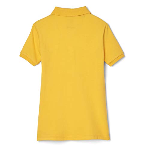 Image of French Toast Girls' Short Sleeve Stretch Pique Polo Shirt