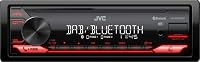 JVC KD-X282DBT USB-Autoradio mit DAB+ & Bluetooth Freisprecheinrichtung (USB, AUX-In, 1 x Pre-Out 2,5V, Soundprozessor, 4x50 W, rote Tastenbeleuchtung) – Ansicht 3
