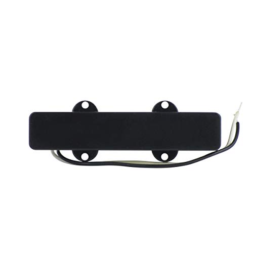 Fleor Sealed Neck Pickup Black Jazz Bass Pickups 92Mm For 4 String Jazz Bass Guitar Part #TOP3