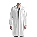 Personalized Embroidered Lab Coat for Men, Custom Name White Lab Coat, Long Sleeve Lab Coat Doctor Outfit for Men Women