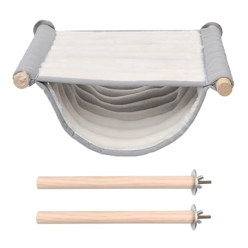 Namvo Double Parrot Hammock Bird Nest for Budgie Cockatiels Finches Hamster Gerbil