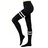 Kompressionsstrümpfe Damen Stützstrümpfe Medizinische 15-20 mmHg Kompressionsstrumpfhose mit Geschlossenem Zehen für Schwangerschaft Krampfadern Ödeme (Schwarz, S)