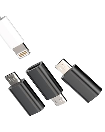 CgjO X }CNusb IX ϊA_v^ (3Zbg)Lightning Micro usb [d RlN^ ΉiPhone P[u Android A_v^[ Abv vO AhCh X}[gtH Ղ[ ΉXper