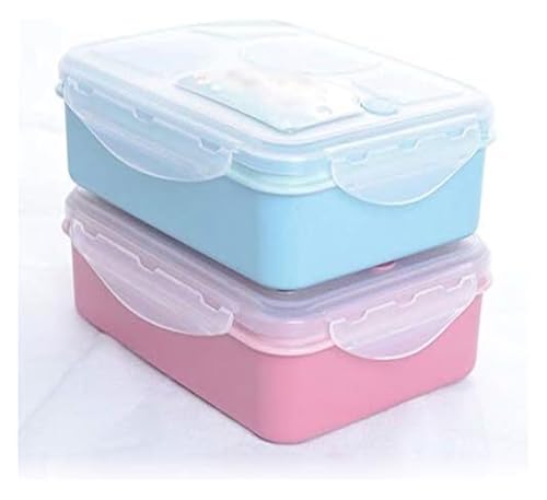 YKMYXZ Boîte à lunch en plastique de grande capacité, portable, micro-ondes, for adulte, contenant alimentaire étanche – vue 2