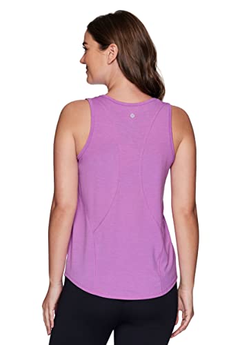 Rbx Yoga Tank Top For Women Super Soft Stretchy Tank Relaxed Fit Workout Tank Top Sleeveless Gym Tee Airy Breathable Running Tank Top Camisole Seamed Orchid Purple S #TOP1