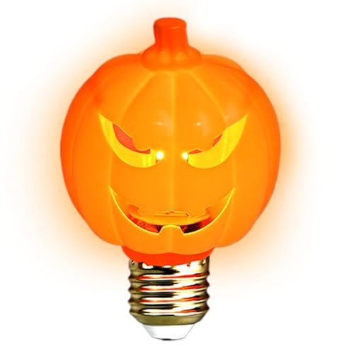 Faroles de calabaza | Faroles de calabaza para exteriores - Bombilla LED realista de 3 W, decoración vintage para camino, patio, aula, dormitorio, porche interior