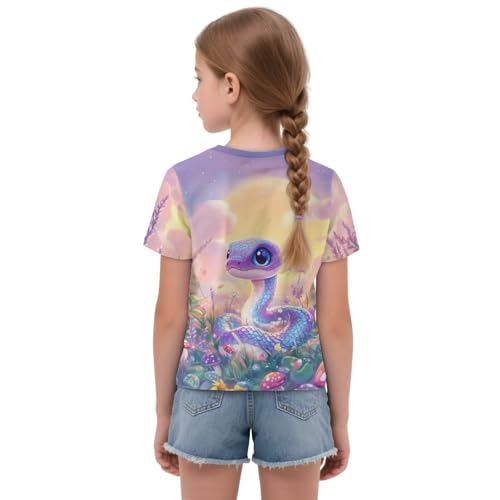 Uourmeti Girls Graphic Tees Short Sleeve T Shirts Summer Tshirts for Teens Casual Clothes2