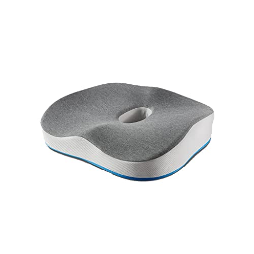 Coussin de chaise en mousse à mémoire de forme XMING gris pour bureau