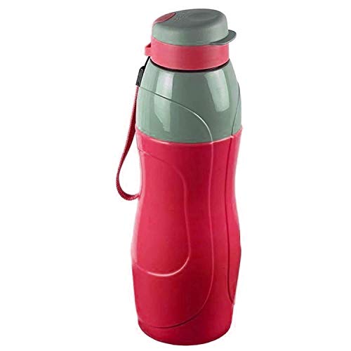 Cello Puro Sports 900 Plastic Water Bottle, 720 ml Red | BPA-Free, Leak-Proof, Durable Design for Gym, Office & Travel | Stylish, Easy-to-Carry, Ideal for Everyday Hydration
