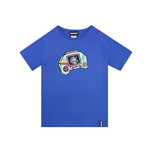 Fortnite Camiseta para Niños Juego de Azar Azul 14-15 Años