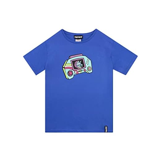 Fortnite Camiseta para Niños Juego de Azar Azul 14-15 Años
