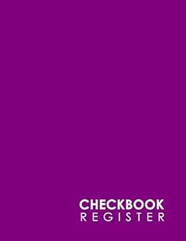 Paperback Checkbook Register Book