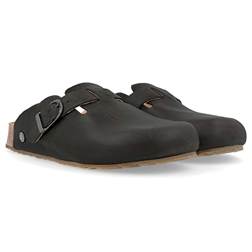 Image of HAFLINGER Grizzly Zigzag Felt Clog Wool Slipper