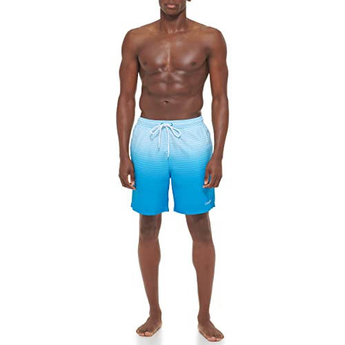 Calvin Klein Men's Standard Uv Protected Quick Dry Swim Trunk, Blue, Large #TOP4