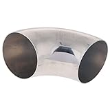 100% nuevo, nunca usado. Baoblaze Coche/Auto 201 Tubo de Escape de Codo Curvado de 90 Grados de Acero Inoxidable - 2 pulgadas