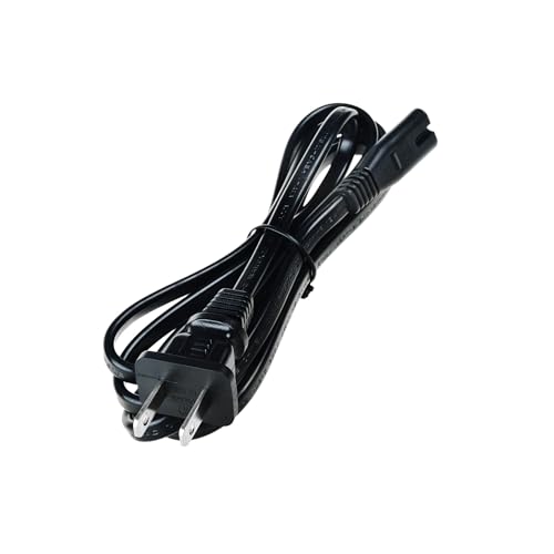 Cable de alimentación CA UL listado compatible con LUBBYGIM motor mini pedal ejercitador eléctrico bajo escritorio para brazo/pierna, cable de suministro de energía cargador