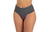 Kit 5 Calcinhas Modeladora Cintura Alta Zero Barriga Fitness Cós Duplo - EL EVA LINGERIE (G, Único)