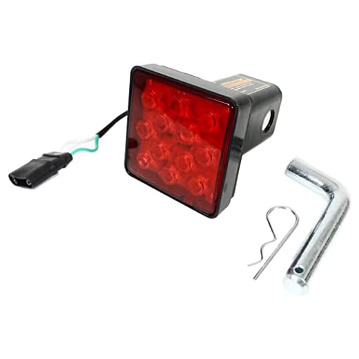 Hitch Cover LED Brake Light Towing Hitch Insert