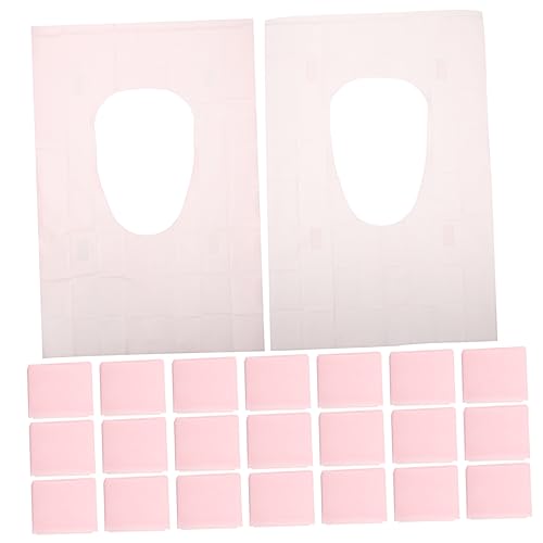 Cabilock 50pcs Waterproof Seat Cover Thick Portable Toilet Seat Pad for Home Hotel Camping
