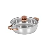 Materiale: Acciaio Tegame 24 cm acciaio inox Meravigliosa con coperchio