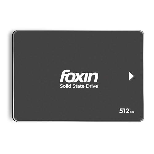 Image of Foxin FX 512 GB PRO SSD with TLC 3D NAND Technology, 2.5 Inch SATA III 6GB /S Speed, Internal Solid State Drive for Desktop Laptop PC Computer, with 5 Years Warranty
