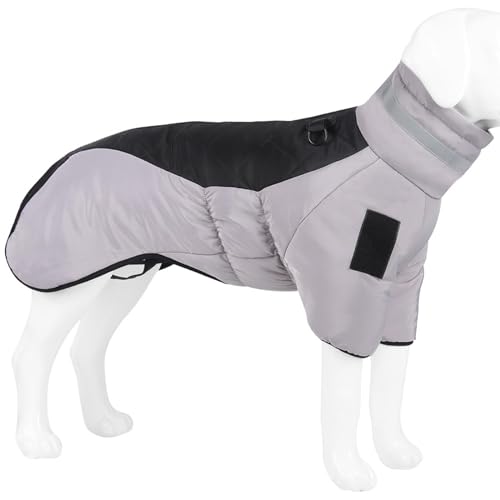 gazechimp Casaco para cachorro, jaqueta para cachorro, roupa aconchegante, quente com fecho de zíper