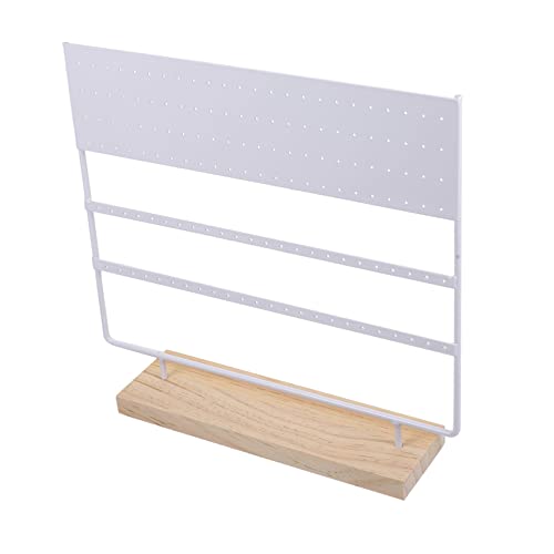 Perchas Madera Blanca y Dorada Marca WRITWAA